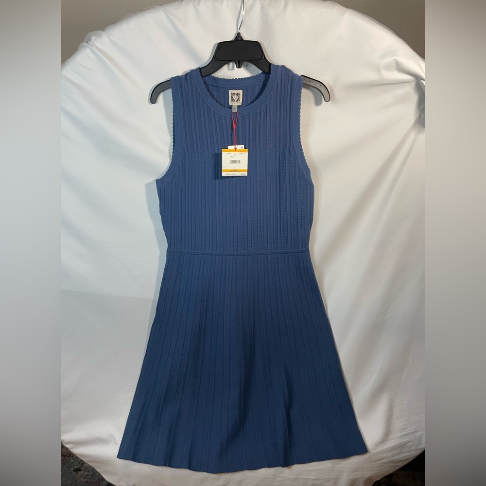 Anne Klein women's textured fit & flare dress